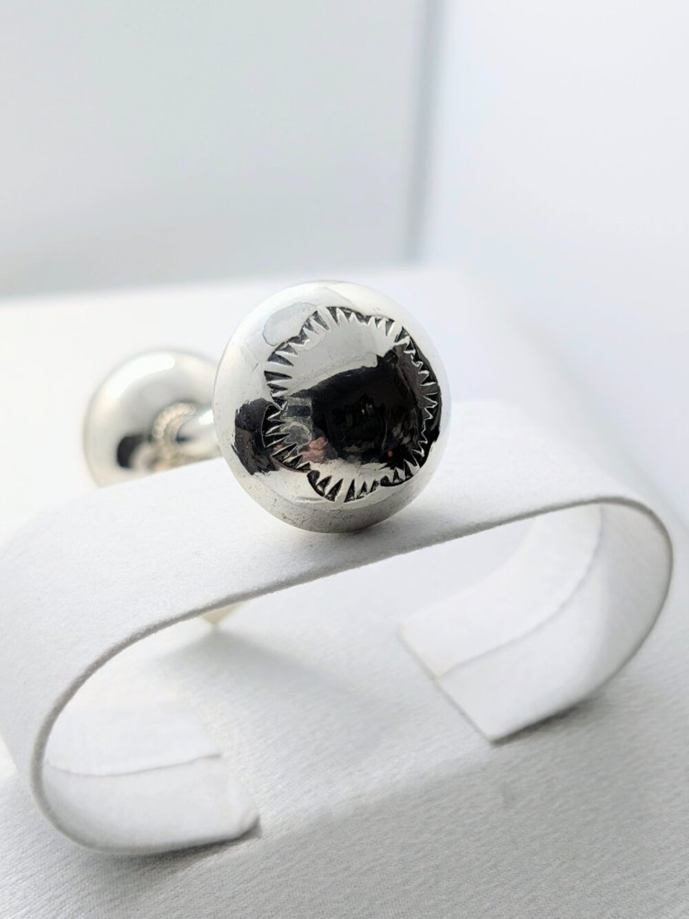 NEW handmade sterling silver baby rattle - Picture 7 of 11